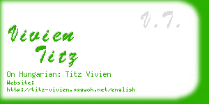 vivien titz business card